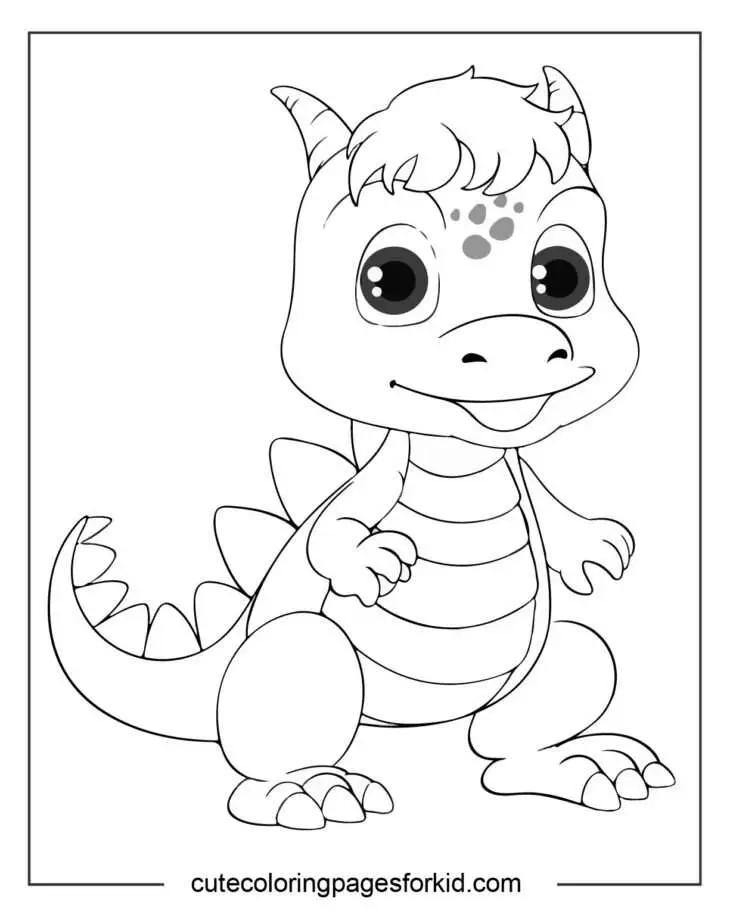 Cute Dragon Coloring PagesCute Dragon Coloring Pages