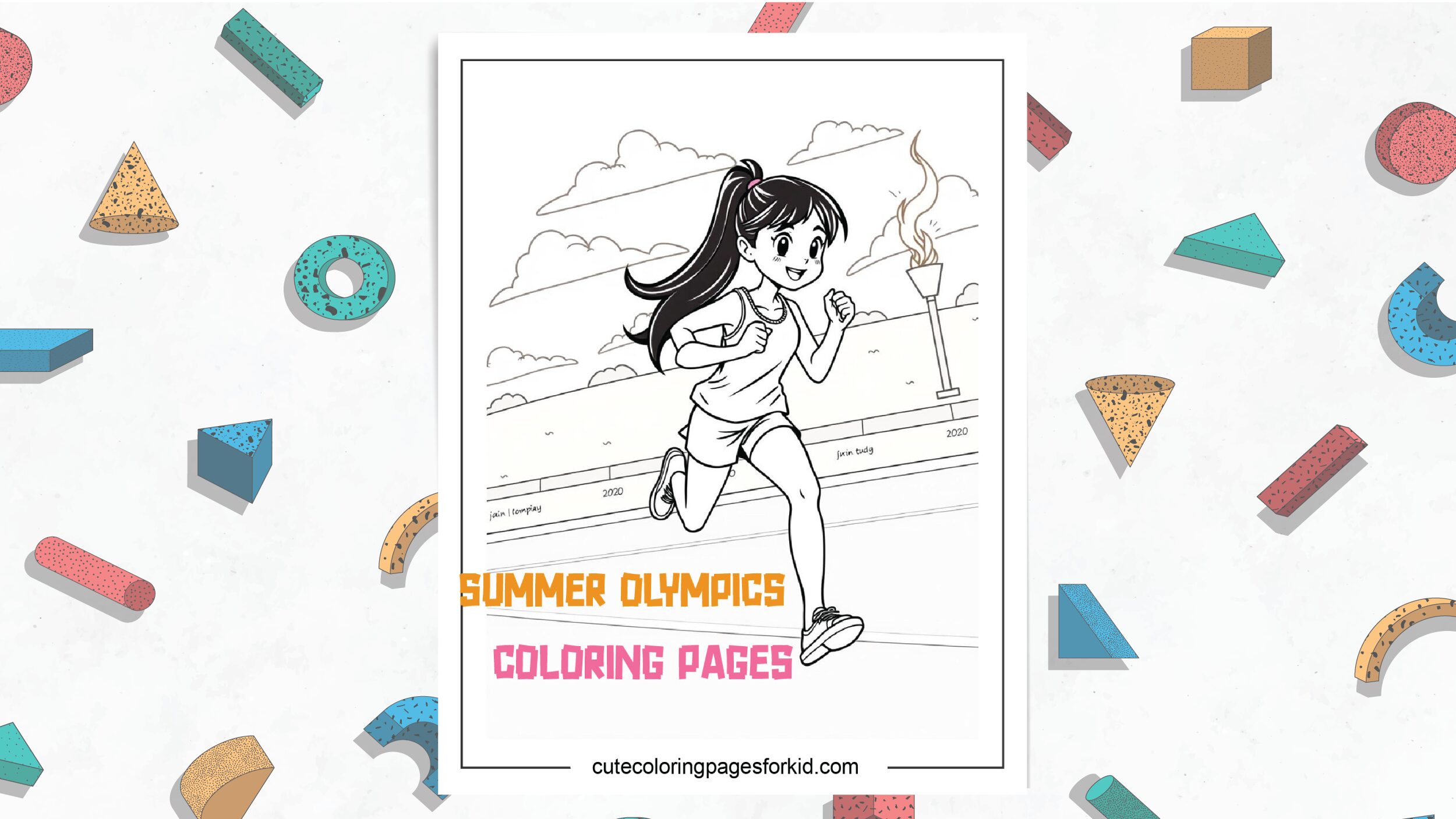 2024 Summer Olympics Coloring Pages: For Kids And Adult