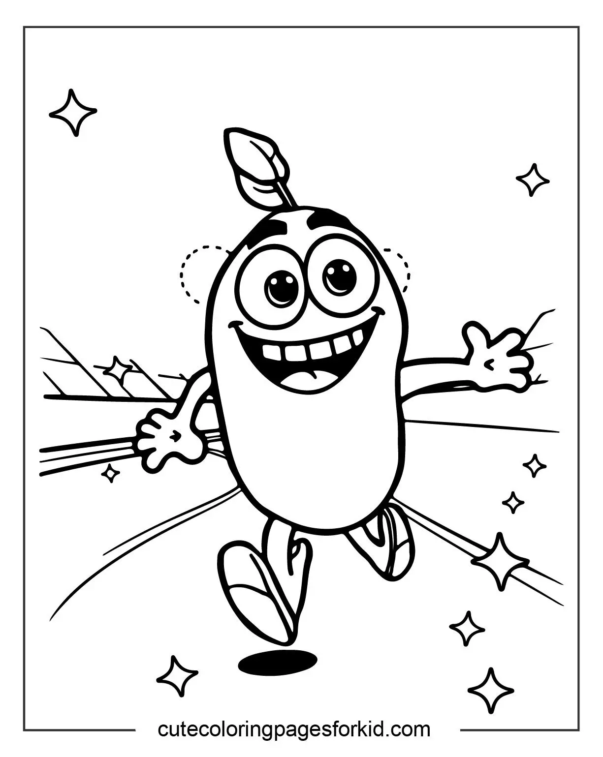 Olympic Mango Runner Coloring Pages