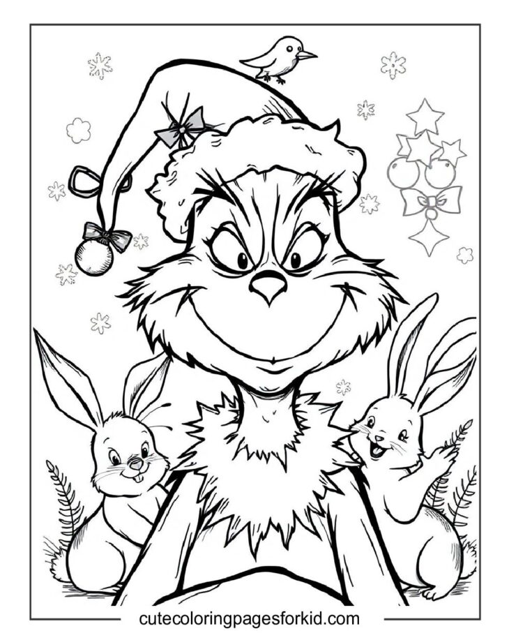 Christmas Grinch coloring pages