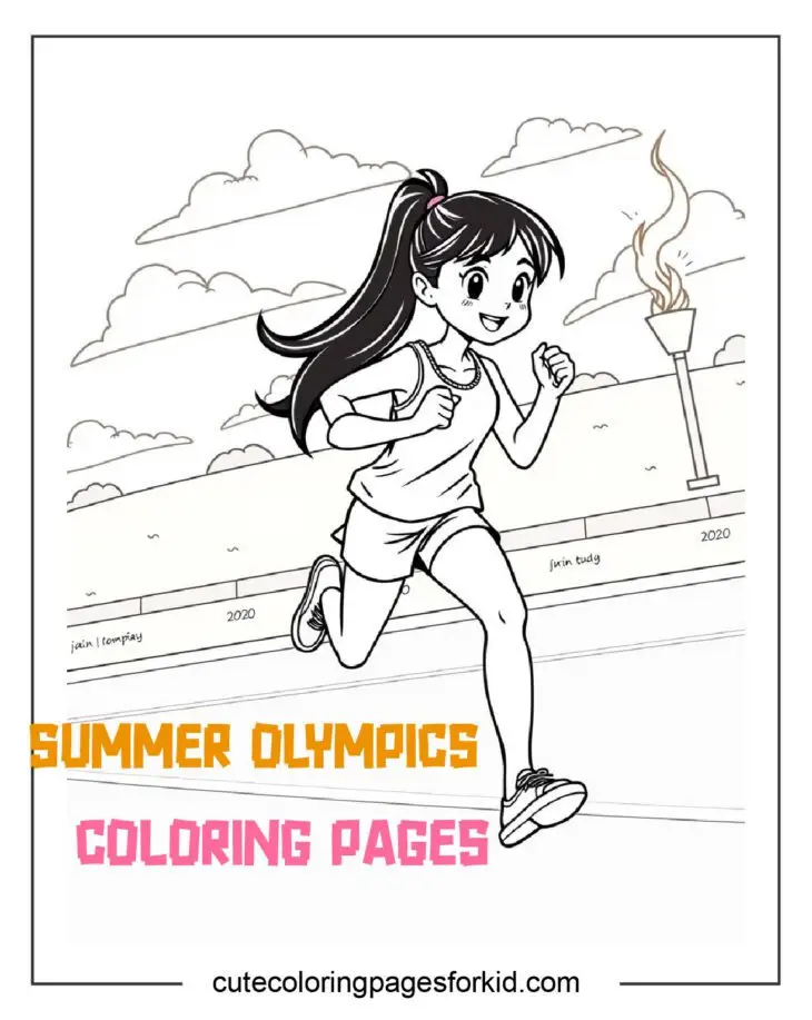 2024 Summer Olympics Coloring Pages