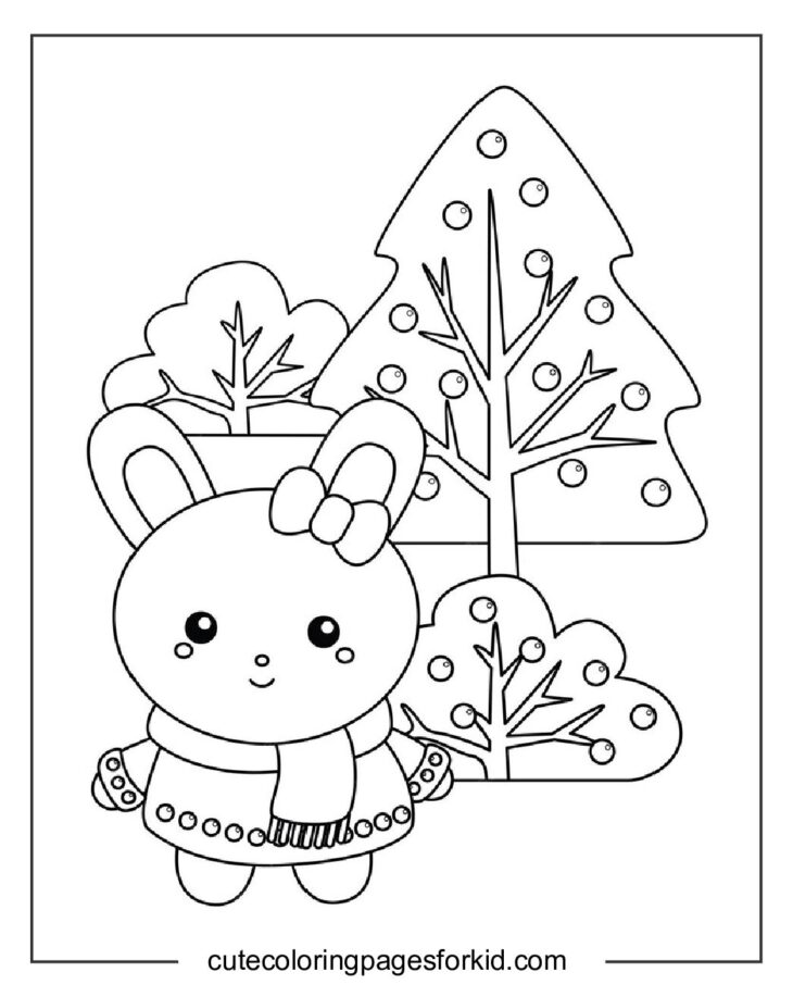 Christmas tree coloring pages